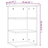 Beistellschrank Brauneiche 35x35x55 cm Holzwerkstoff