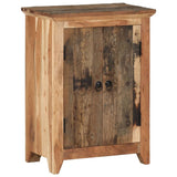 Buffet 55x33x75 cm bois massif d'acacia et bois de récupération