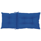 Coussins de chaise de jardin à dossier haut lot de 6 bleu royal