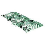 Coussins de chaise de jardin à dossier haut lot de 4 tissu