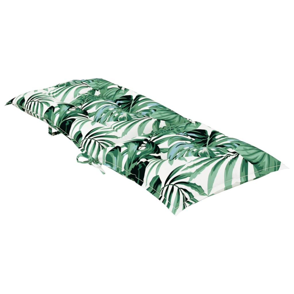 Coussins de chaise de jardin à dossier haut lot de 6 tissu