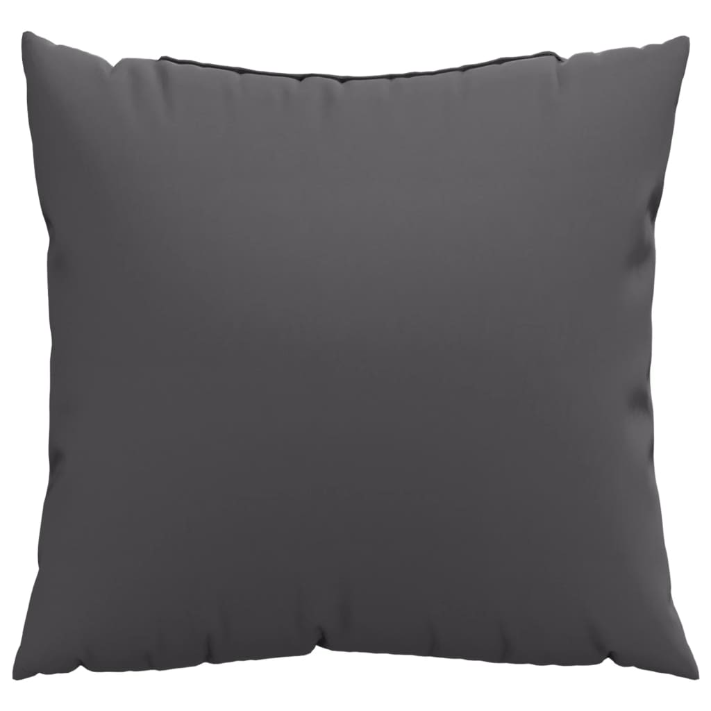 Coussins de canapé 4 pcs anthracite 40x40 cm tissu