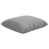 Coussins de canapé lot de 4 gris 40x40 cm tissu