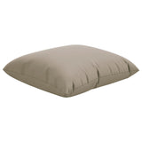 Coussins de canapé lot de 4 taupe 40x40 cm tissu