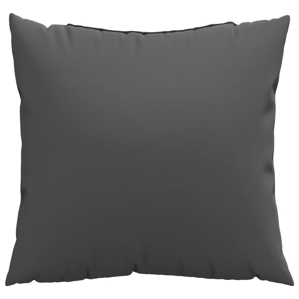 Coussins de canapé lot de 4 anthracite 60x60 cm tissu