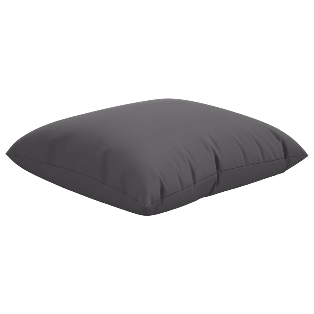 Coussins de canapé lot de 4 anthracite 60x60 cm tissu