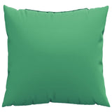 Coussins de canapé lot de 4 vert 60x60 cm tissu