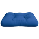 Coussin de palette bleu royal 50x50x12 cm tissu