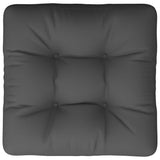 Coussin de palette gris 60x60x12 cm tissu