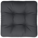 Coussin de palette noir 60x60x12 cm tissu