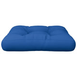 Coussin de palette bleu royal 60x60x12 cm tissu