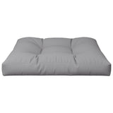 Coussin de palette gris 70x70x12 cm tissu