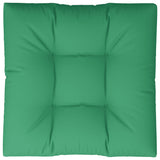 Coussin de palette vert 70x70x12 cm tissu