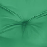 Coussin de palette vert 70x70x12 cm tissu