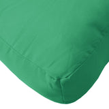 Coussin de palette vert 70x70x12 cm tissu