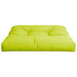 Coussin de palette vert brillant 70x70x12 cm tissu