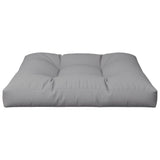 Coussin de palette gris 80x80x12 cm tissu