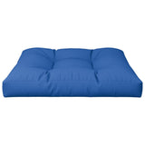 Coussin de palette bleu royal 80x80x12 cm tissu