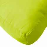 Coussin de palette vert brillant 80x80x12 cm tissu