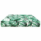 Coussin de palette vert 120x80x12 cm tissu