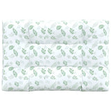 Coussin de palette à motif de feuilles 120x80x12 cm Tissu