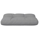 Coussin de palette gris 50x40x12 cm tissu