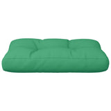 Coussin de palette vert 50x40x12 cm tissu