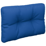 Coussin de palette bleu royal 50x40x12 cm tissu