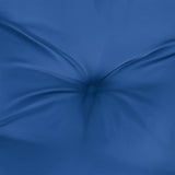 Coussin de palette bleu royal 50x40x12 cm tissu