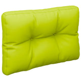 Coussin de palette vert vif 60x40x12 cm tissu