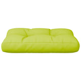 Coussin de palette vert vif 60x40x12 cm tissu