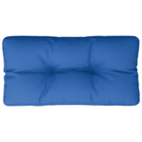 Coussin de palette bleu royal 70x40x12 cm tissu