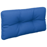 Coussin de palette bleu royal 70x40x12 cm tissu