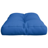 Coussin de palette bleu royal 70x40x12 cm tissu