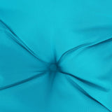 Coussin de palette turquoise 80x40x12 cm tissu