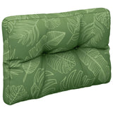 Coussins de palette lot de 2 motif de feuilles tissu