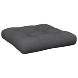 Coussins de palette lot de 2 anthracite tissu