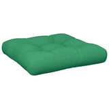 Coussins de palette lot de 2 vert tissu