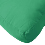 Pallet cushions set of 2 green fabric