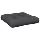 Coussins de palette lot de 2 noir tissu