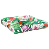 Coussins de palette lot de 2 multicolore tissu