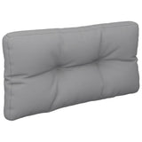 Coussins de palette lot de 2 gris tissu