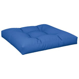 Coussins de palette lot de 2 bleu royal tissu