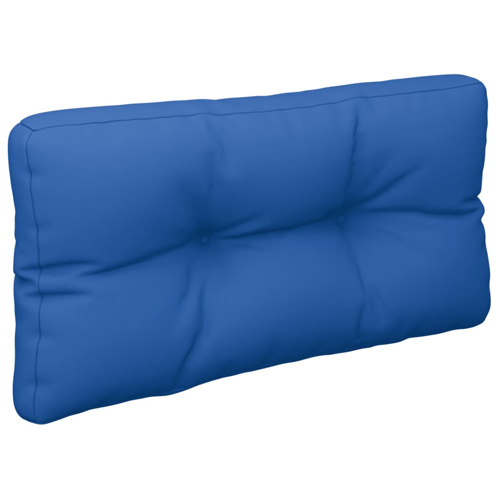 Coussins de palette lot de 2 bleu royal tissu