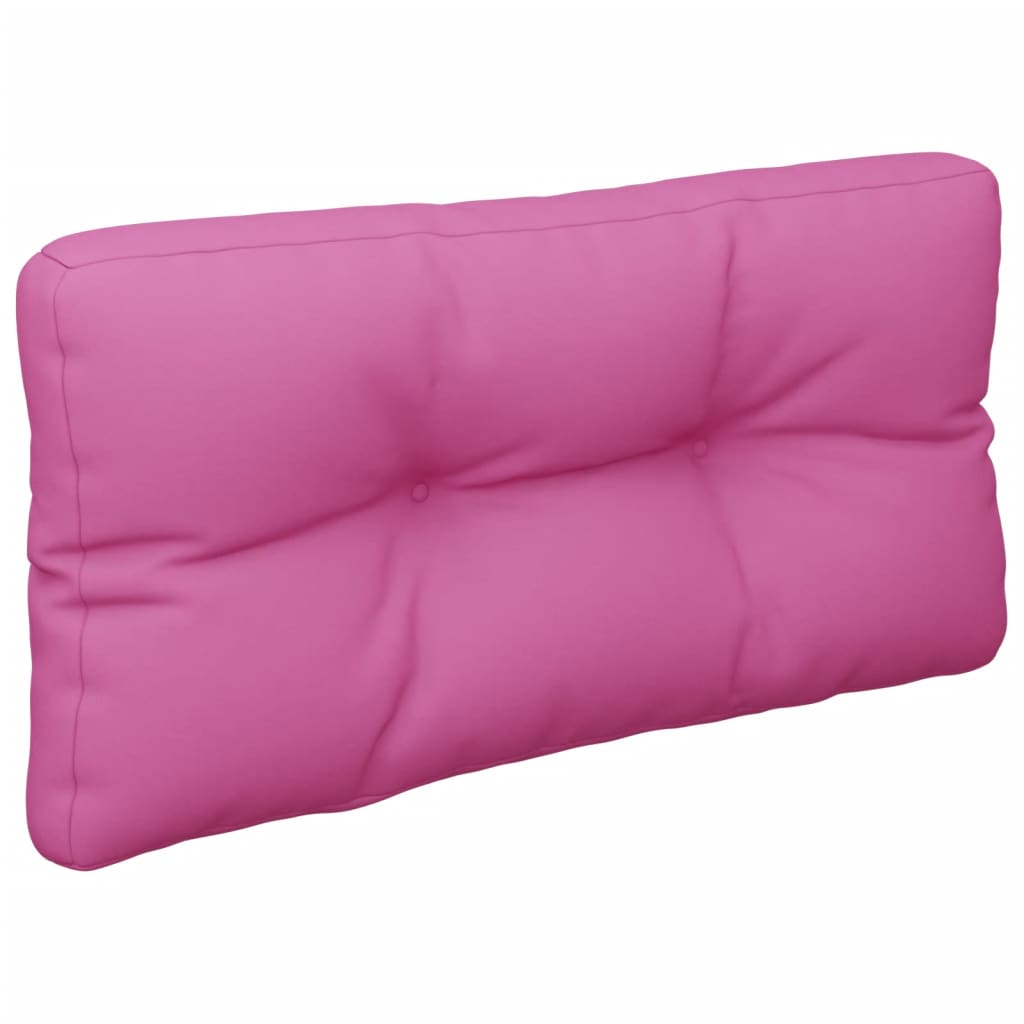 Coussins de palette lot de 2 rose tissu