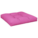 Coussins de palette lot de 2 rose tissu