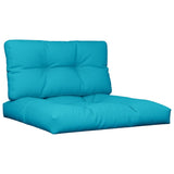 Coussins de palette lot de 2 turquoise tissu