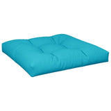 Coussins de palette lot de 2 turquoise tissu