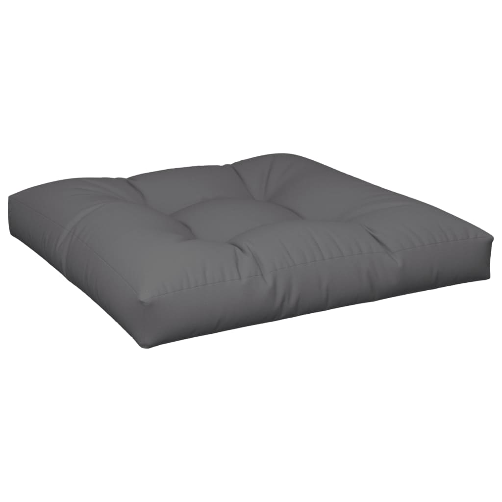 Coussins de palette lot de 2 anthracite tissu