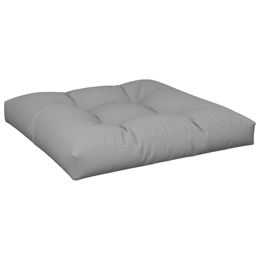 Coussins de palette lot de 2 gris tissu